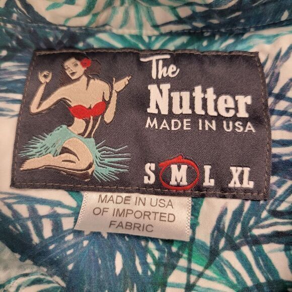 Chubbies The‎ Nutter Hawaiian Short Sleeve Button Up Shirt Men's Medium - Picture 3 of 7